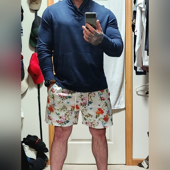 Men's Gap Quarter Button Long Sleeve Shirt - Picture 2 of 5